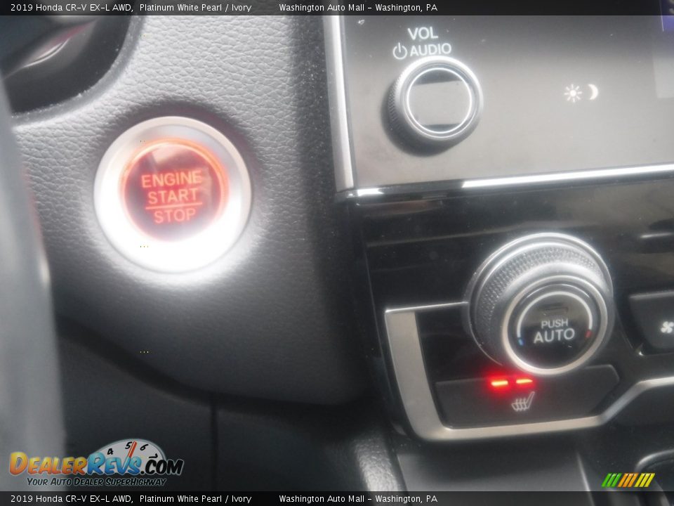 2019 Honda CR-V EX-L AWD Platinum White Pearl / Ivory Photo #20