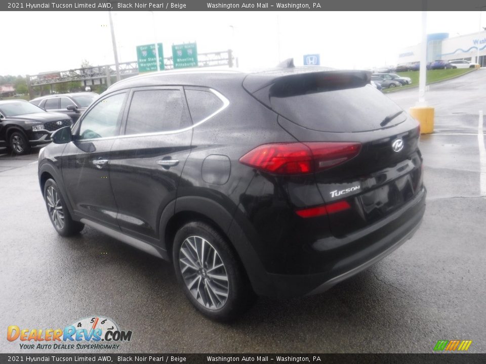 2021 Hyundai Tucson Limited AWD Black Noir Pearl / Beige Photo #7