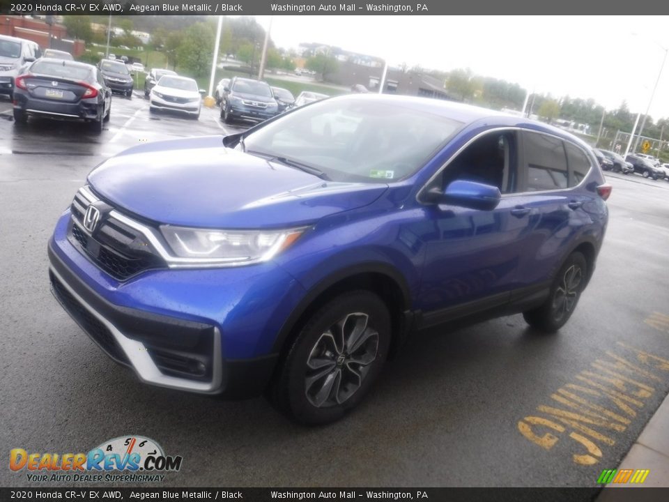 2020 Honda CR-V EX AWD Aegean Blue Metallic / Black Photo #5