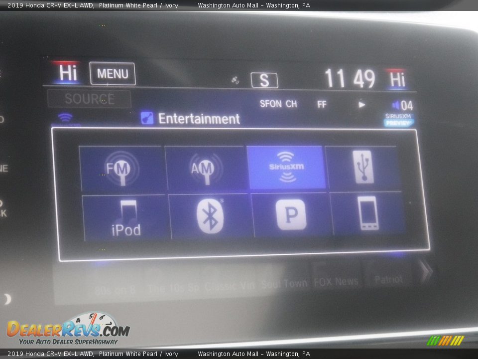 2019 Honda CR-V EX-L AWD Platinum White Pearl / Ivory Photo #21