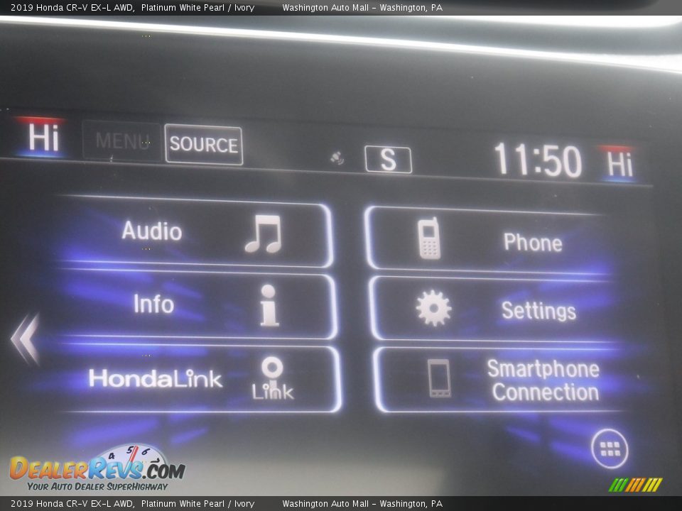 2019 Honda CR-V EX-L AWD Platinum White Pearl / Ivory Photo #22