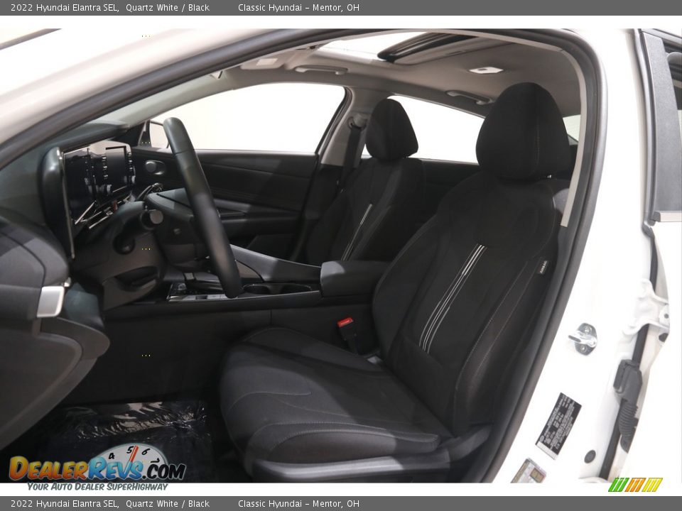 2022 Hyundai Elantra SEL Quartz White / Black Photo #5