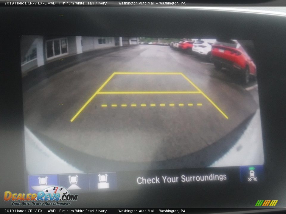 2019 Honda CR-V EX-L AWD Platinum White Pearl / Ivory Photo #23