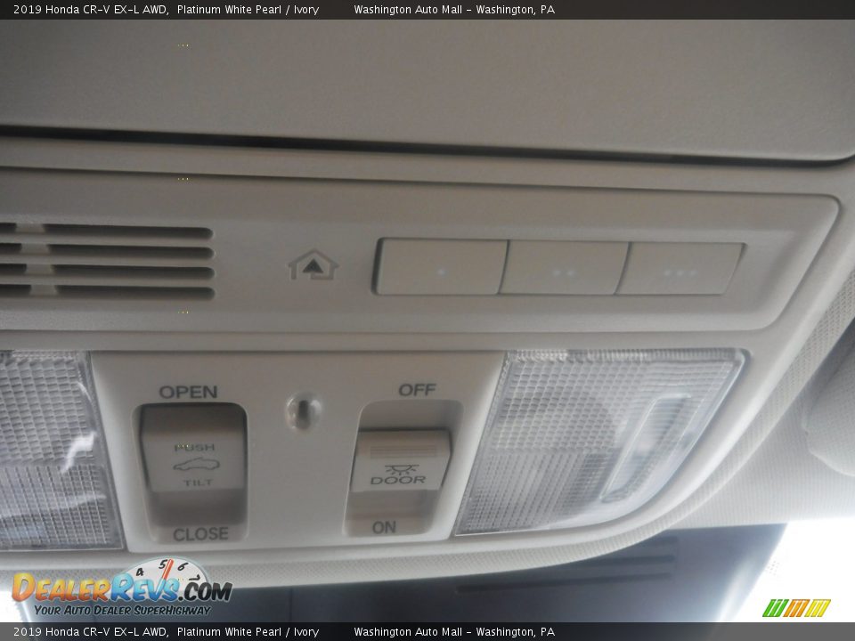 2019 Honda CR-V EX-L AWD Platinum White Pearl / Ivory Photo #24