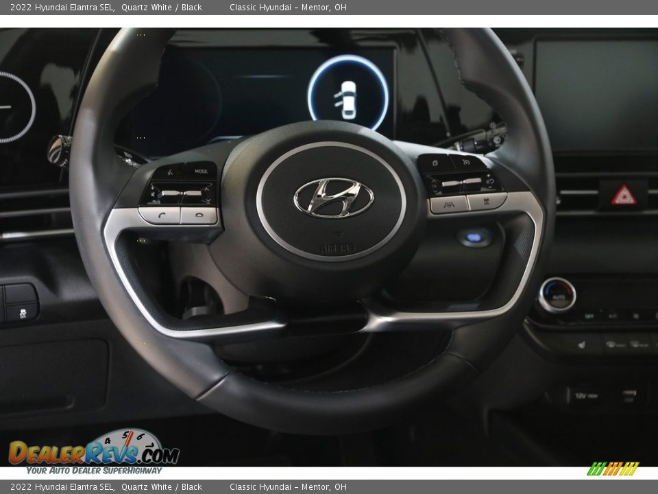 2022 Hyundai Elantra SEL Quartz White / Black Photo #7
