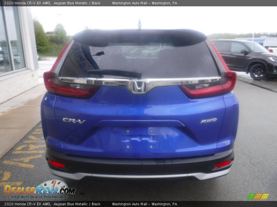 2020 Honda CR-V EX AWD Aegean Blue Metallic / Black Photo #9