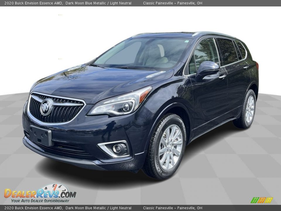 2020 Buick Envision Essence AWD Dark Moon Blue Metallic / Light Neutral Photo #1