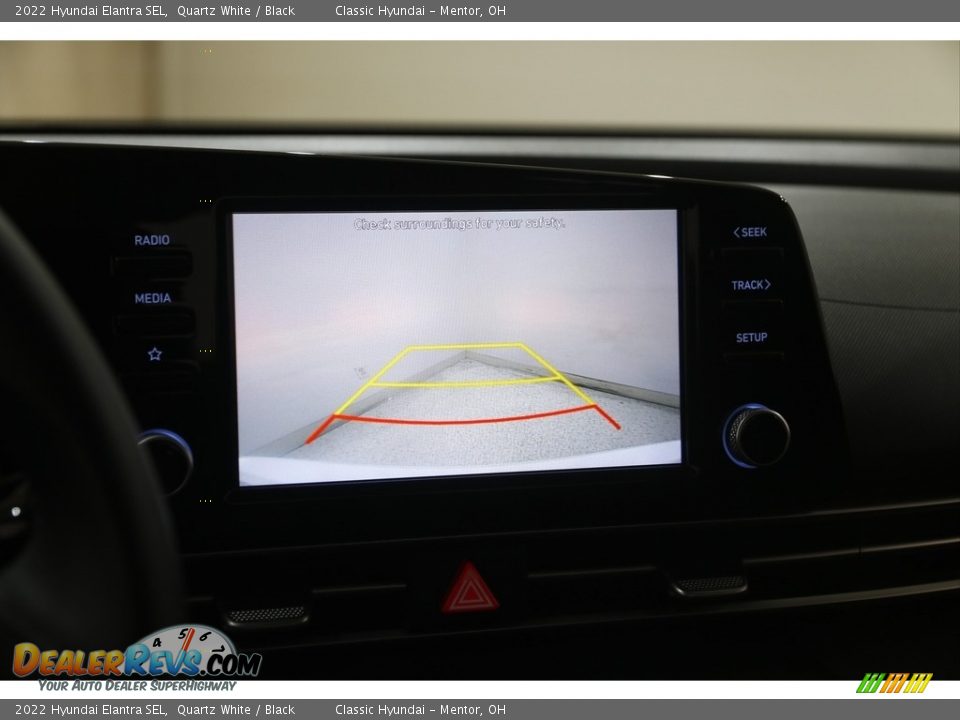 2022 Hyundai Elantra SEL Quartz White / Black Photo #11