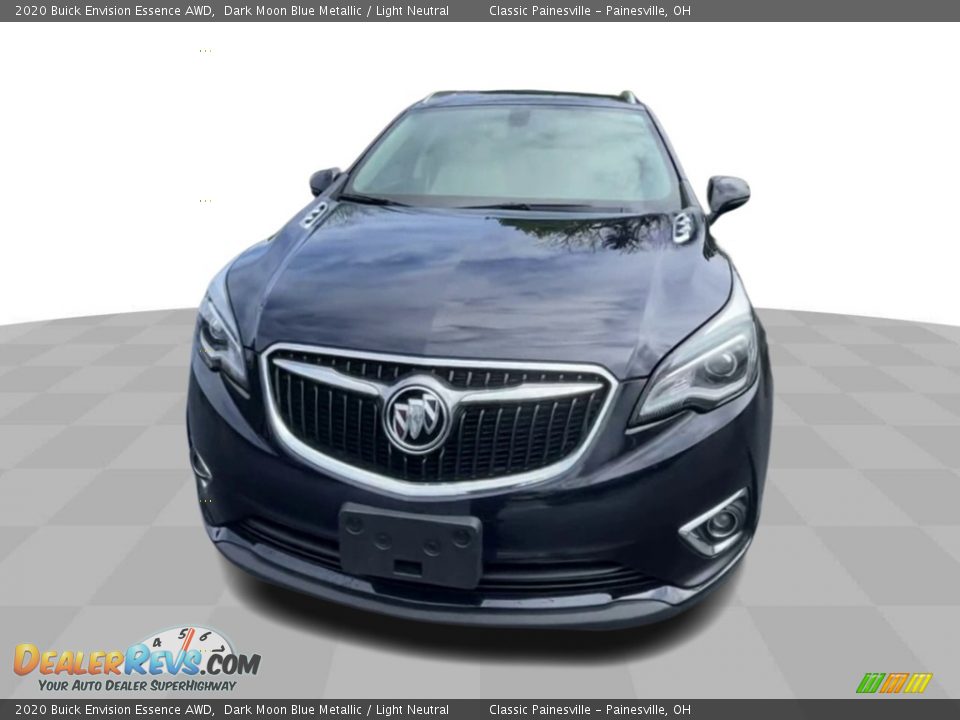 2020 Buick Envision Essence AWD Dark Moon Blue Metallic / Light Neutral Photo #3