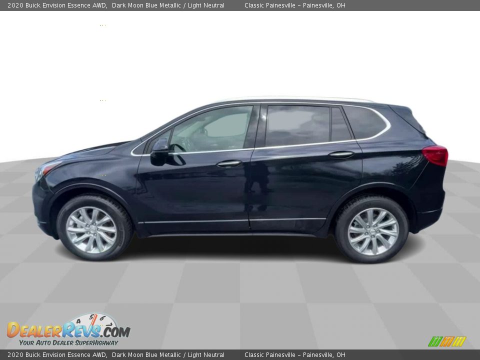 2020 Buick Envision Essence AWD Dark Moon Blue Metallic / Light Neutral Photo #5