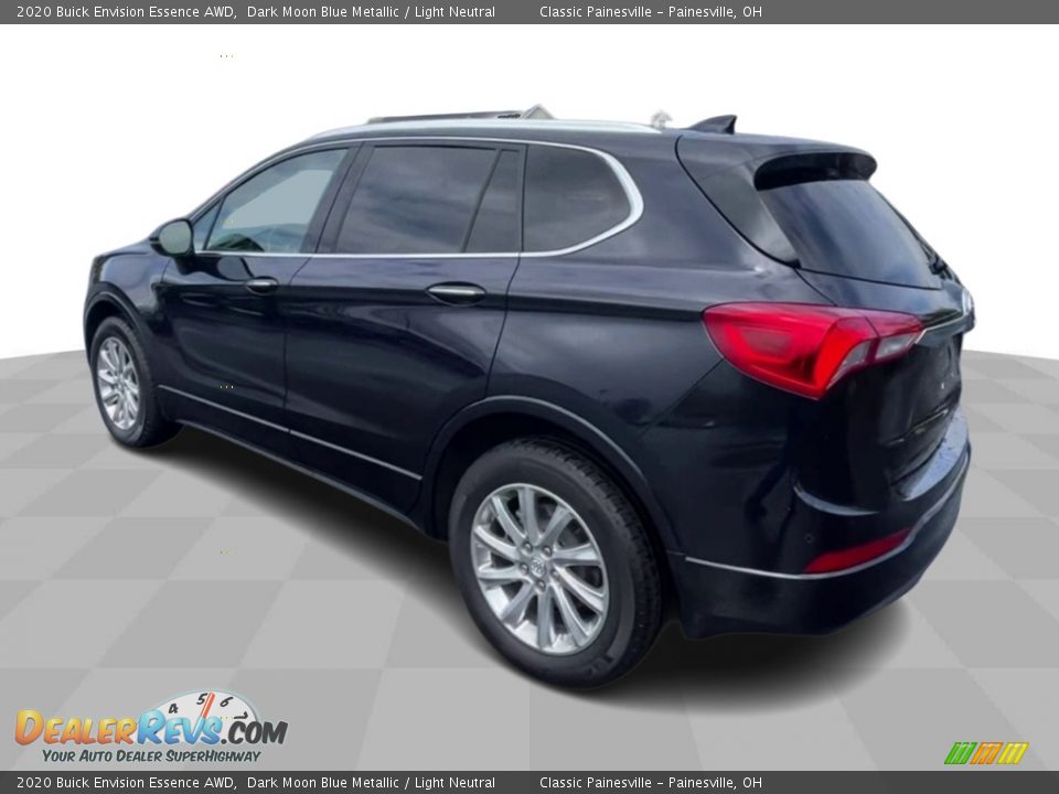 2020 Buick Envision Essence AWD Dark Moon Blue Metallic / Light Neutral Photo #6