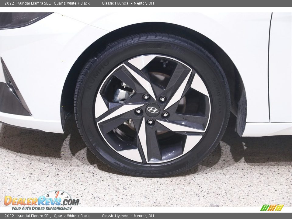 2022 Hyundai Elantra SEL Quartz White / Black Photo #19