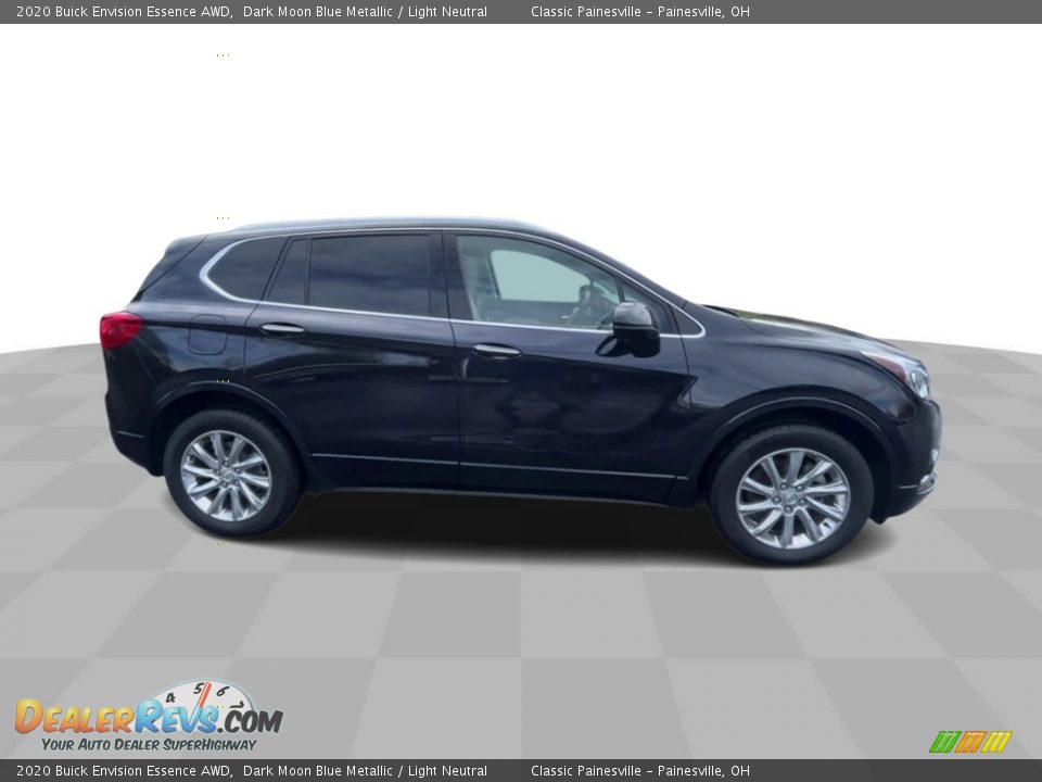 2020 Buick Envision Essence AWD Dark Moon Blue Metallic / Light Neutral Photo #9