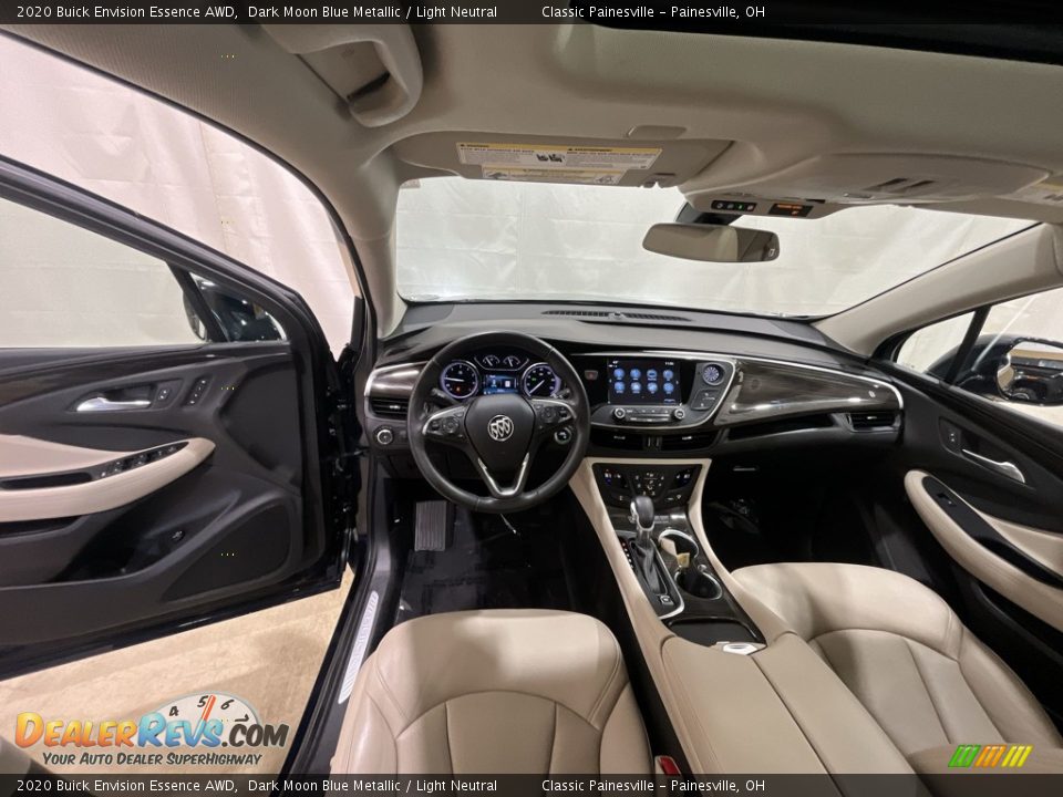 2020 Buick Envision Essence AWD Dark Moon Blue Metallic / Light Neutral Photo #21