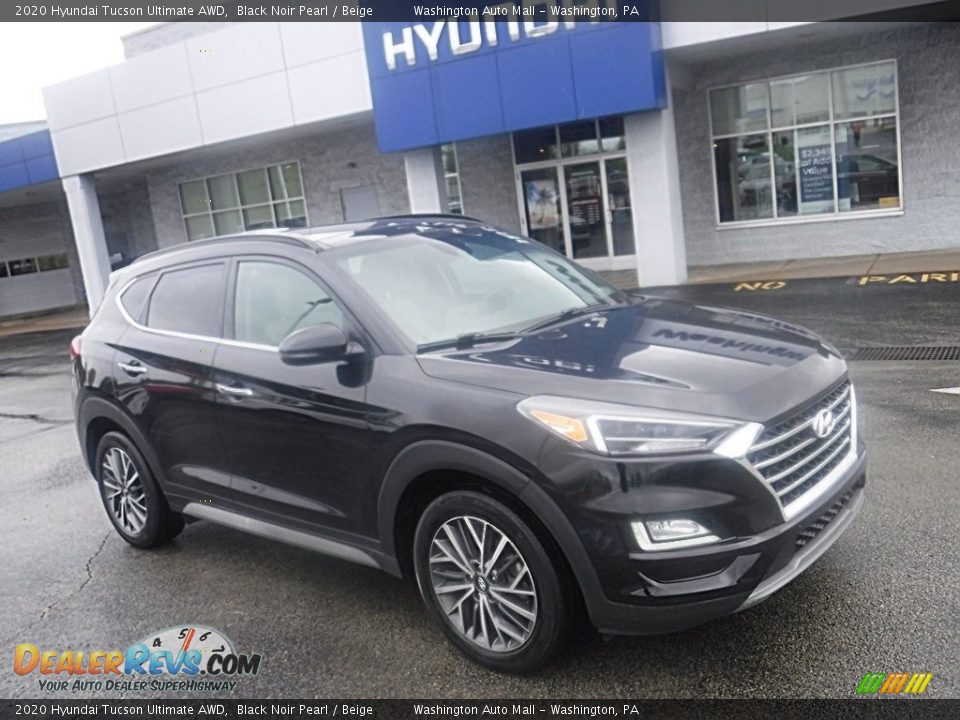 2020 Hyundai Tucson Ultimate AWD Black Noir Pearl / Beige Photo #1