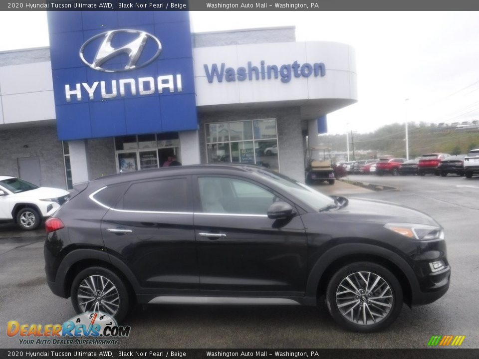 2020 Hyundai Tucson Ultimate AWD Black Noir Pearl / Beige Photo #2