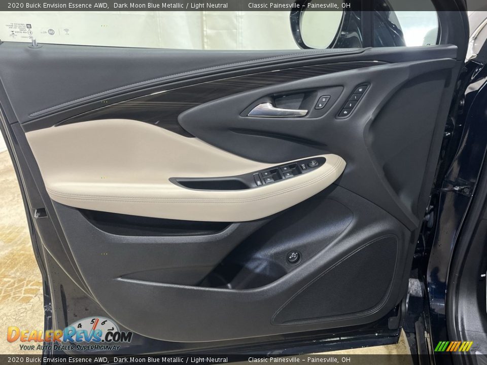 2020 Buick Envision Essence AWD Dark Moon Blue Metallic / Light Neutral Photo #22