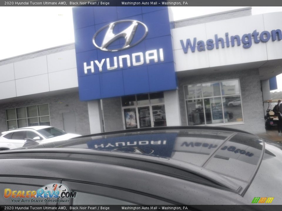 2020 Hyundai Tucson Ultimate AWD Black Noir Pearl / Beige Photo #3