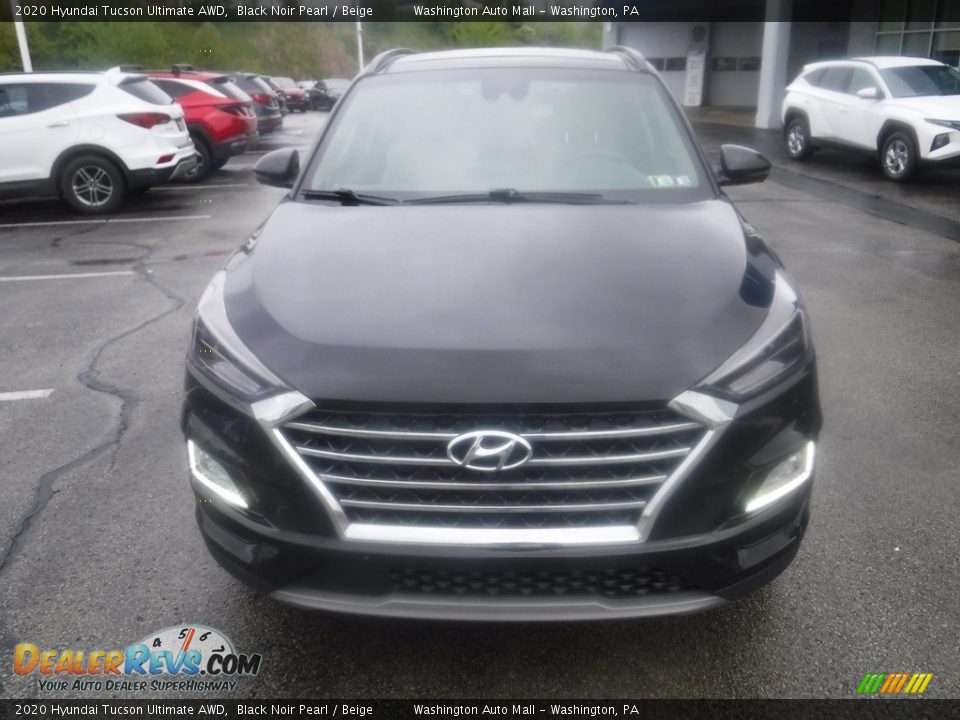 2020 Hyundai Tucson Ultimate AWD Black Noir Pearl / Beige Photo #5