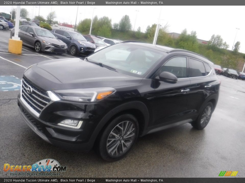 2020 Hyundai Tucson Ultimate AWD Black Noir Pearl / Beige Photo #6