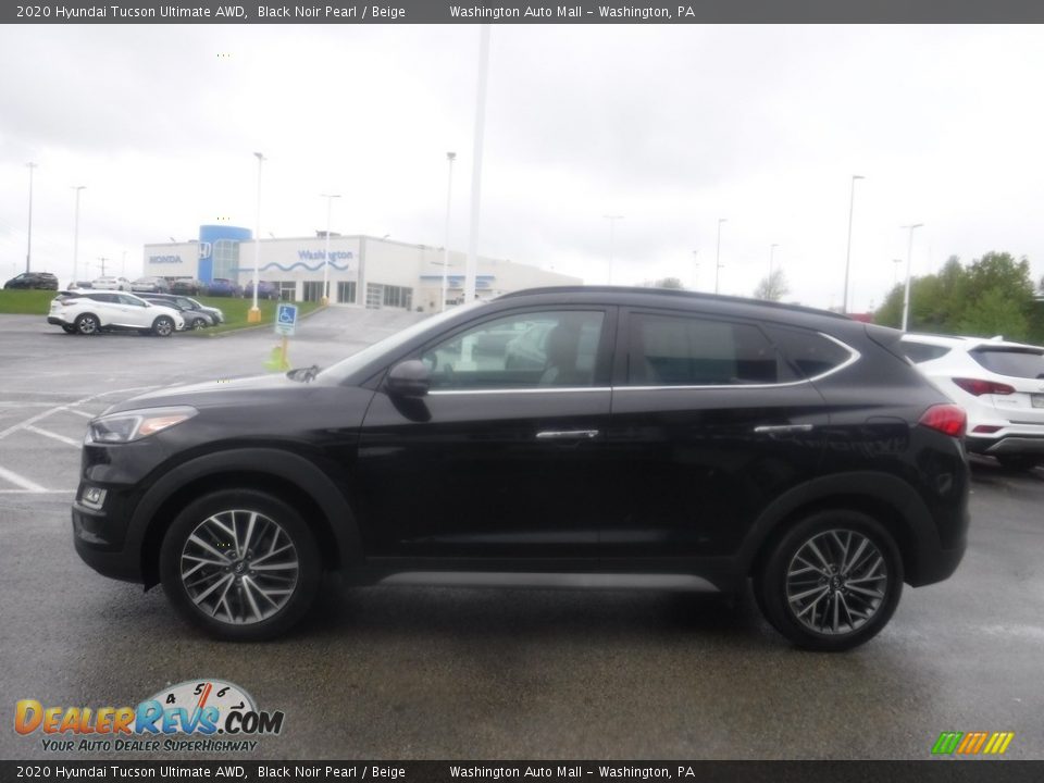 2020 Hyundai Tucson Ultimate AWD Black Noir Pearl / Beige Photo #7