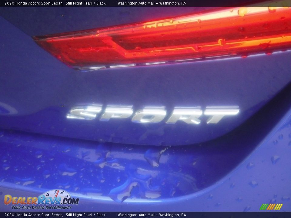 2020 Honda Accord Sport Sedan Still Night Pearl / Black Photo #10