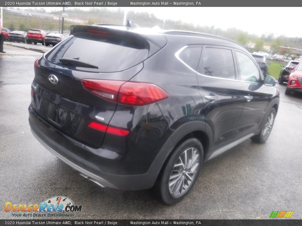 2020 Hyundai Tucson Ultimate AWD Black Noir Pearl / Beige Photo #8