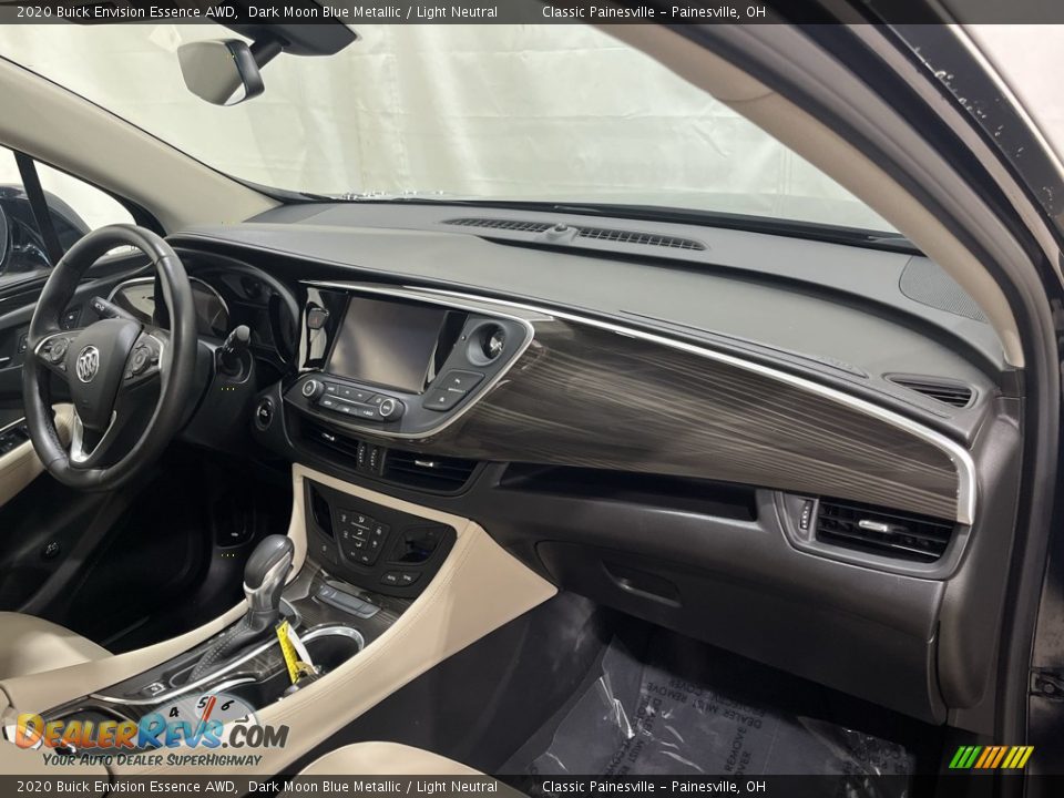 2020 Buick Envision Essence AWD Dark Moon Blue Metallic / Light Neutral Photo #28