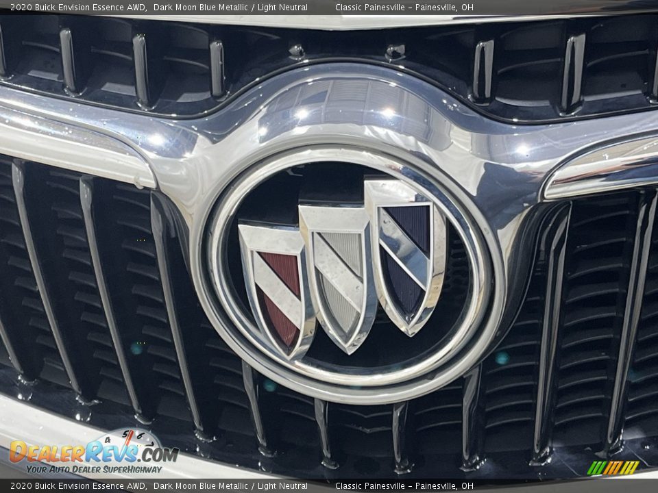 2020 Buick Envision Essence AWD Dark Moon Blue Metallic / Light Neutral Photo #30