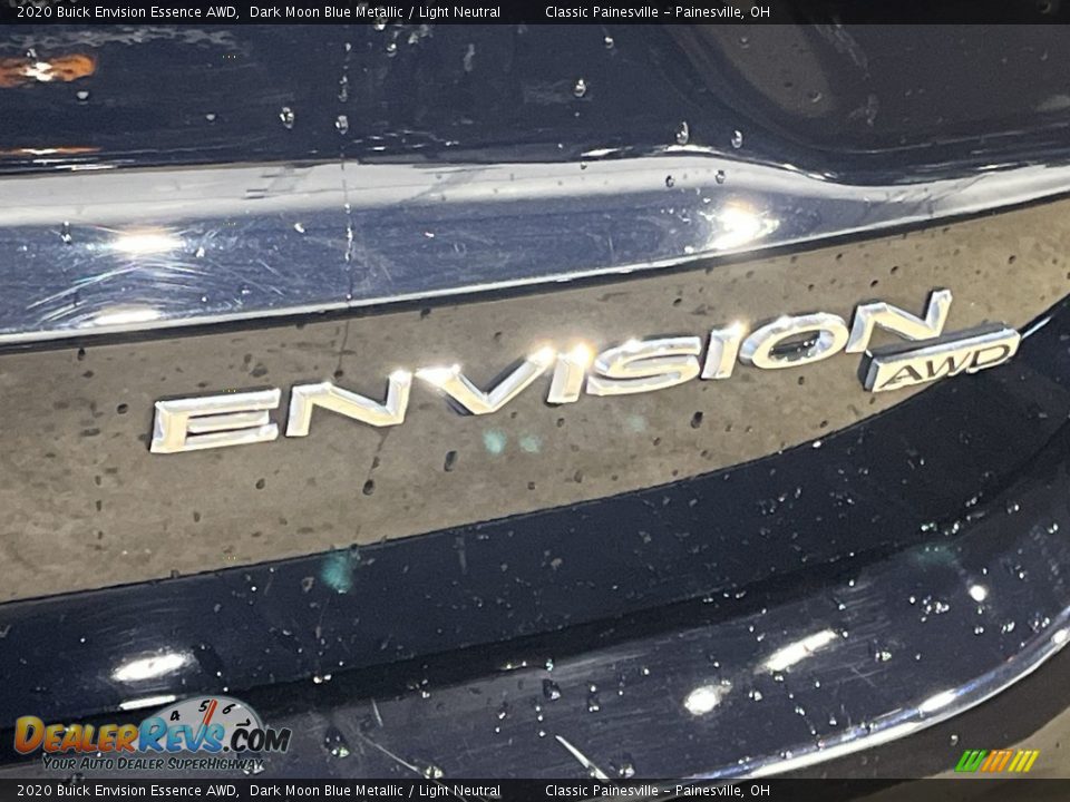 2020 Buick Envision Essence AWD Dark Moon Blue Metallic / Light Neutral Photo #31