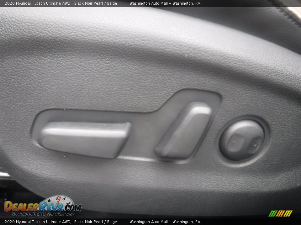 2020 Hyundai Tucson Ultimate AWD Black Noir Pearl / Beige Photo #15