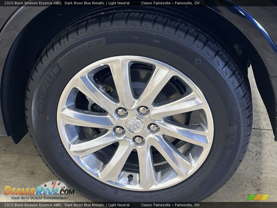2020 Buick Envision Essence AWD Dark Moon Blue Metallic / Light Neutral Photo #32