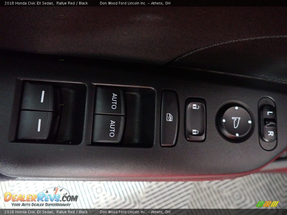 2018 Honda Civic EX Sedan Rallye Red / Black Photo #20