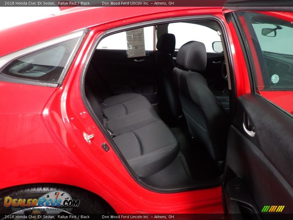 2018 Honda Civic EX Sedan Rallye Red / Black Photo #35