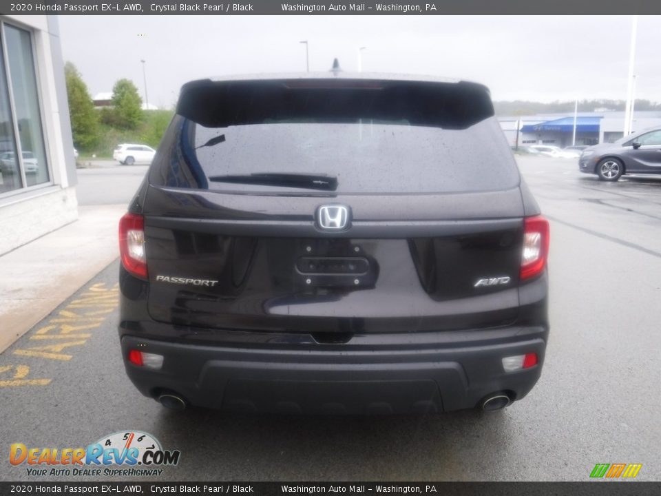 2020 Honda Passport EX-L AWD Crystal Black Pearl / Black Photo #8