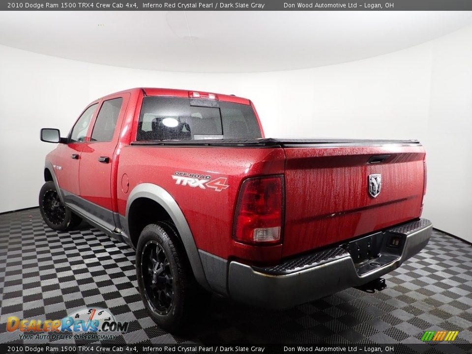 2010 Dodge Ram 1500 TRX4 Crew Cab 4x4 Inferno Red Crystal Pearl / Dark Slate Gray Photo #4
