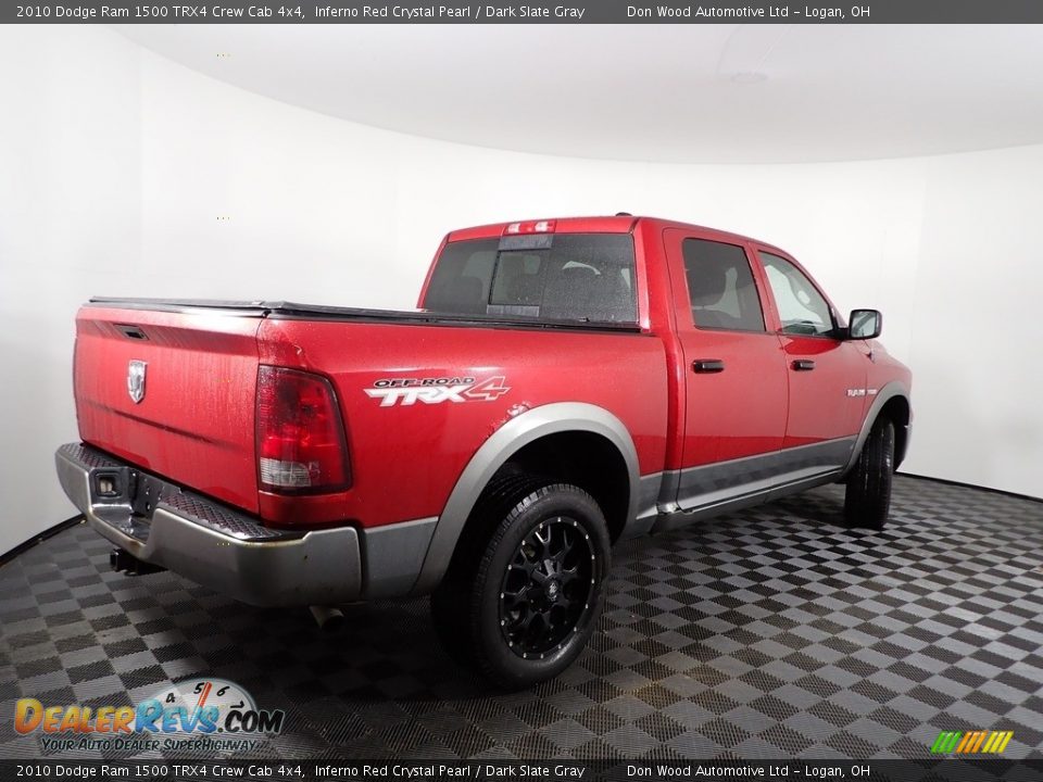 2010 Dodge Ram 1500 TRX4 Crew Cab 4x4 Inferno Red Crystal Pearl / Dark Slate Gray Photo #8