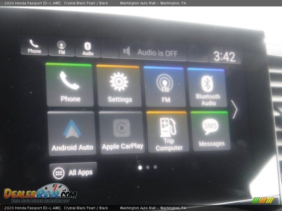 2020 Honda Passport EX-L AWD Crystal Black Pearl / Black Photo #18