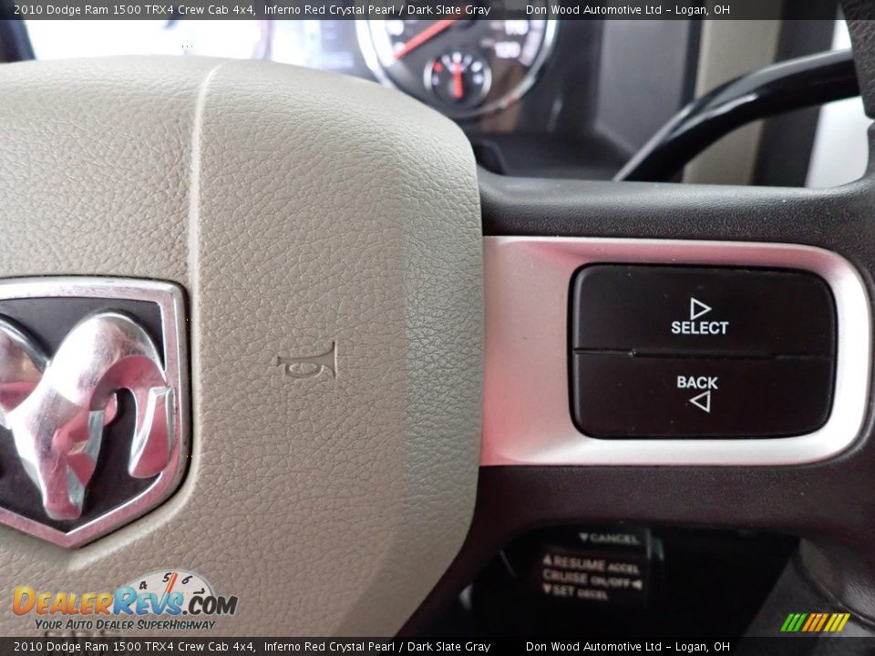 2010 Dodge Ram 1500 TRX4 Crew Cab 4x4 Inferno Red Crystal Pearl / Dark Slate Gray Photo #14