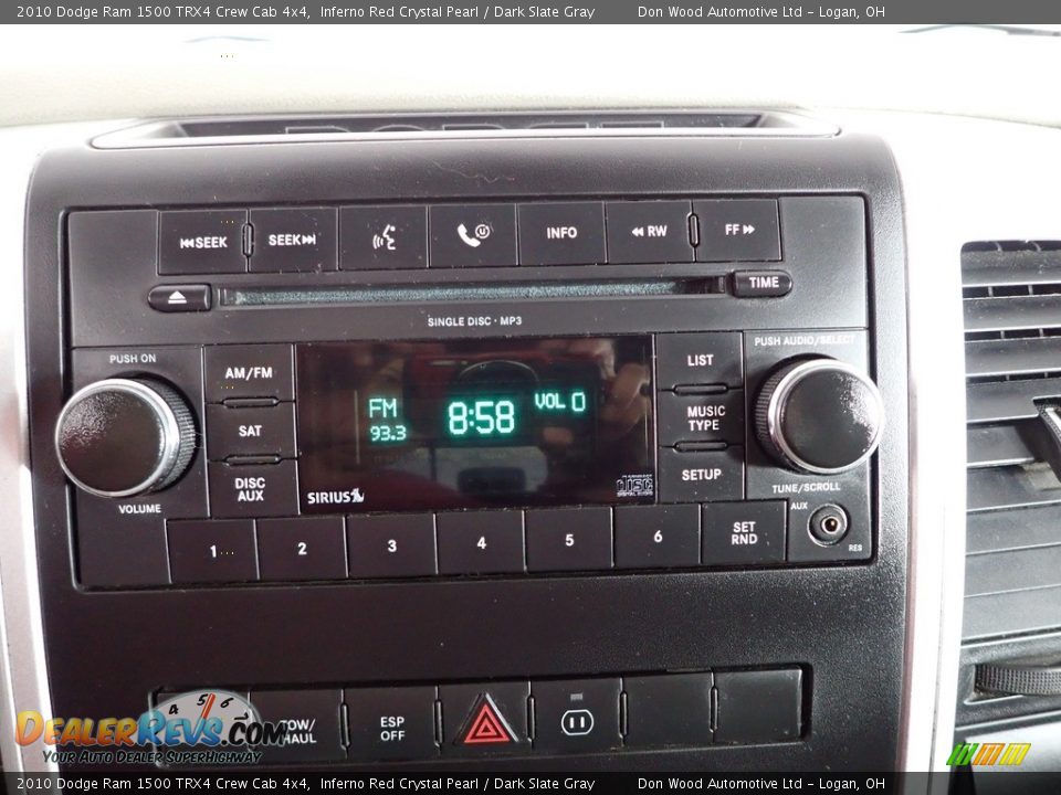 2010 Dodge Ram 1500 TRX4 Crew Cab 4x4 Inferno Red Crystal Pearl / Dark Slate Gray Photo #15