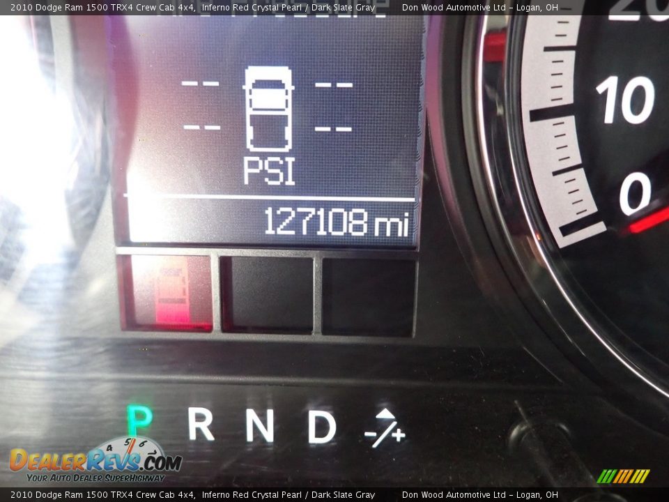 2010 Dodge Ram 1500 TRX4 Crew Cab 4x4 Inferno Red Crystal Pearl / Dark Slate Gray Photo #27