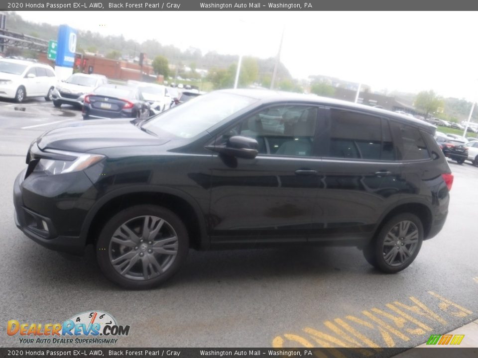 2020 Honda Passport EX-L AWD Black Forest Pearl / Gray Photo #7