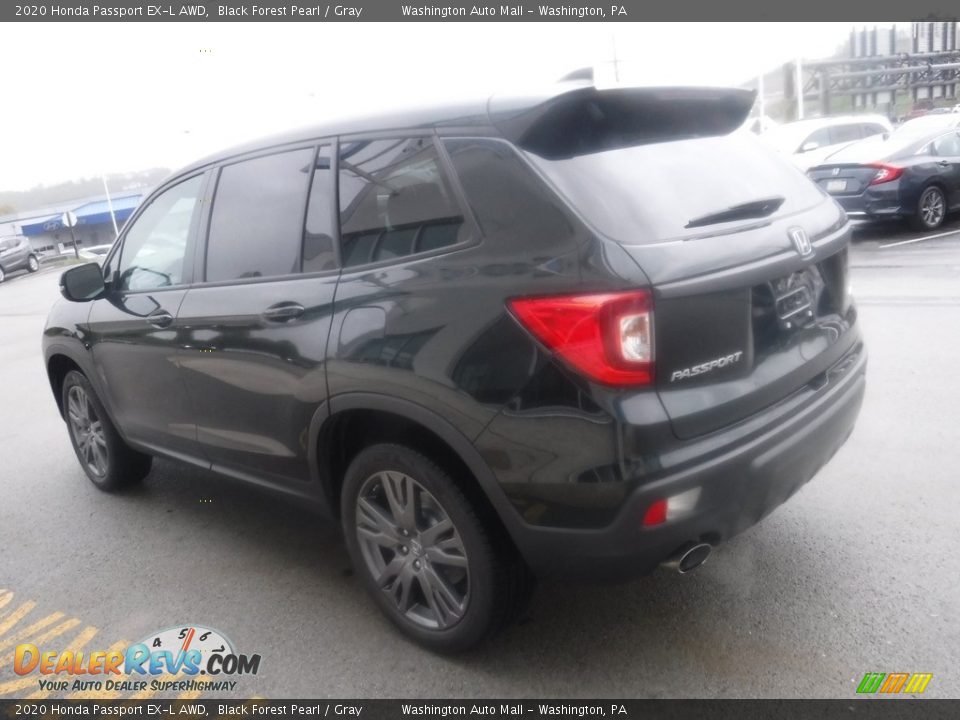 2020 Honda Passport EX-L AWD Black Forest Pearl / Gray Photo #8