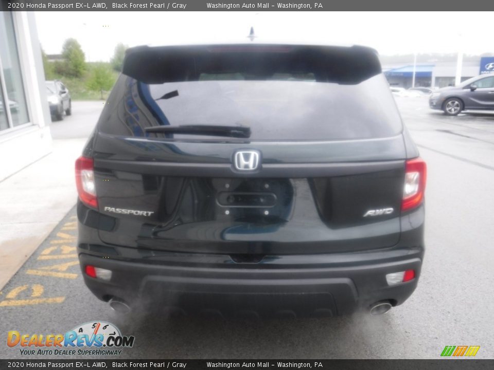 2020 Honda Passport EX-L AWD Black Forest Pearl / Gray Photo #9