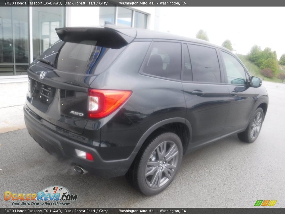 2020 Honda Passport EX-L AWD Black Forest Pearl / Gray Photo #10