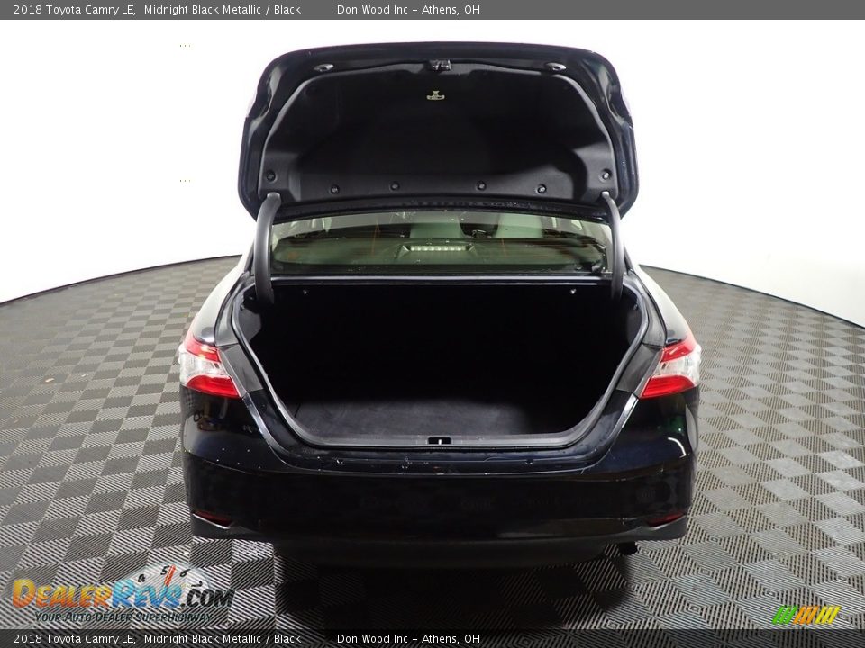 2018 Toyota Camry LE Midnight Black Metallic / Black Photo #12