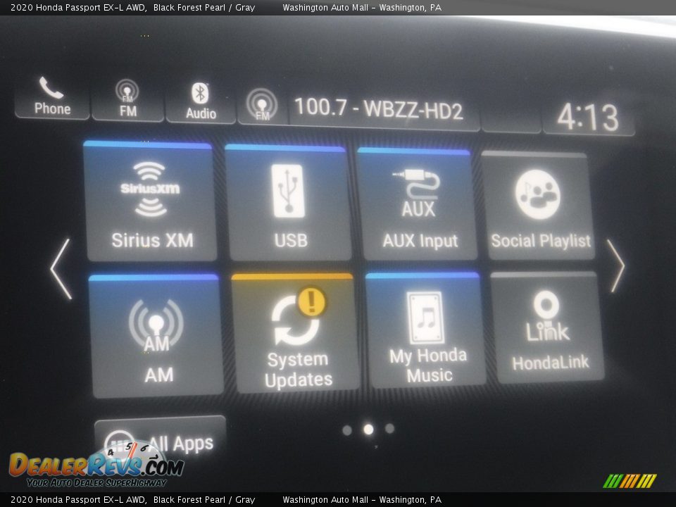 2020 Honda Passport EX-L AWD Black Forest Pearl / Gray Photo #22