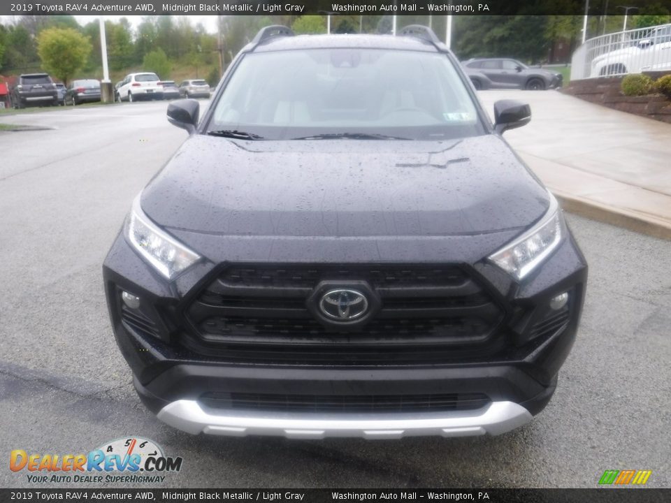 2019 Toyota RAV4 Adventure AWD Midnight Black Metallic / Light Gray Photo #14