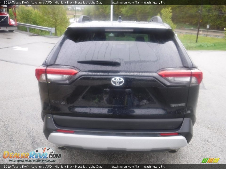 2019 Toyota RAV4 Adventure AWD Midnight Black Metallic / Light Gray Photo #18