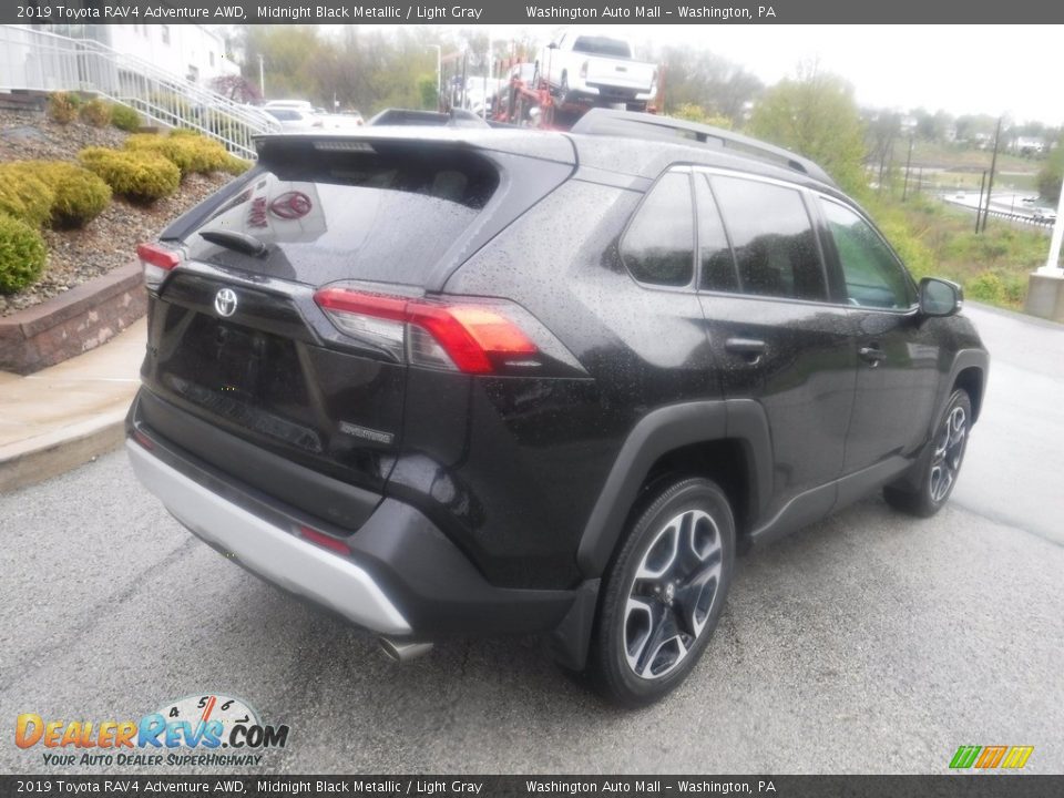 2019 Toyota RAV4 Adventure AWD Midnight Black Metallic / Light Gray Photo #20